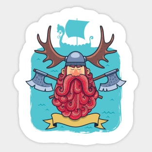 Viking Portrait Sticker